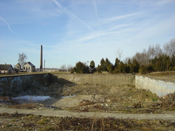bývalá vodní nádrž používaná jako koupaliště